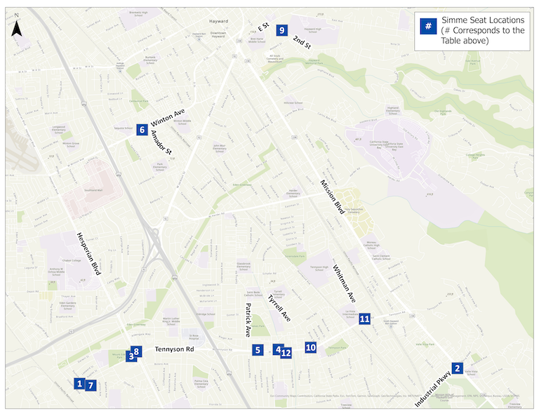 Simme Seat Location Map