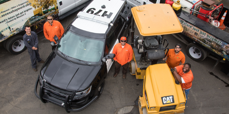 Members of the Maintenance Service team