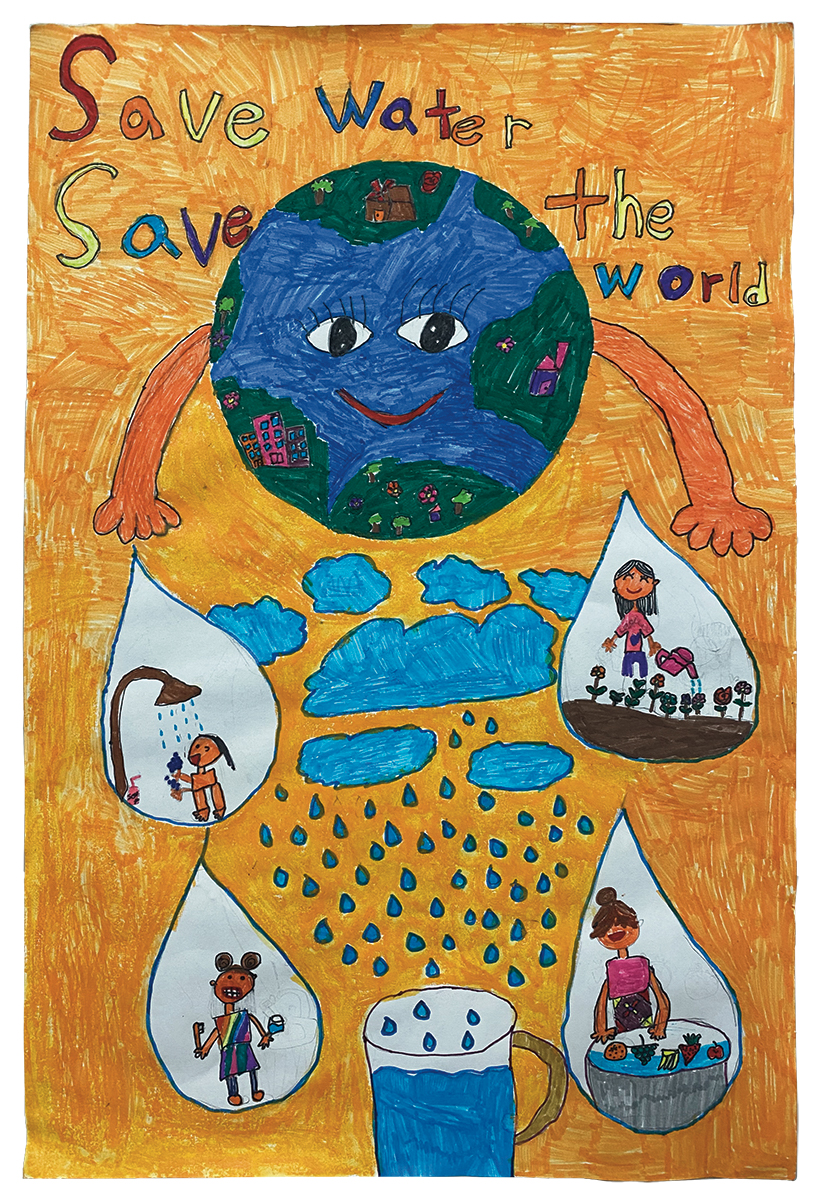 save water save earth posters to draw
