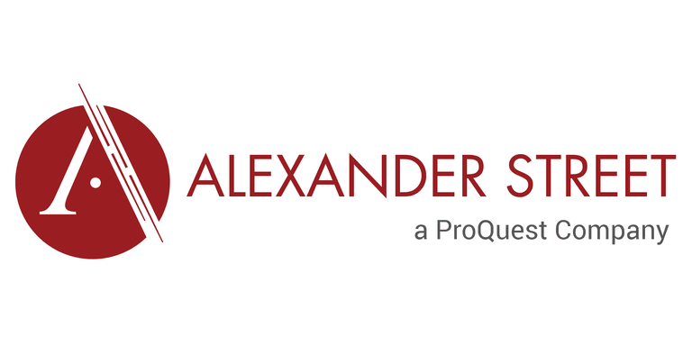 Logo for Alexander Street, a ProQuest Company