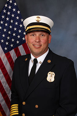 Fire Chief Garrett Contreras