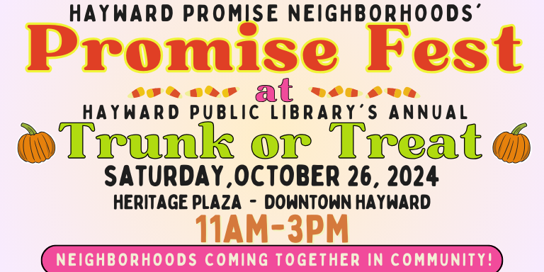 Promise fest flyer, October 26th, 11 am - 3 pm