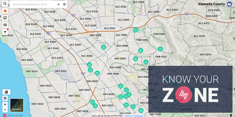 Know your zone - Zonehaven emergency evacuation platform  City of 