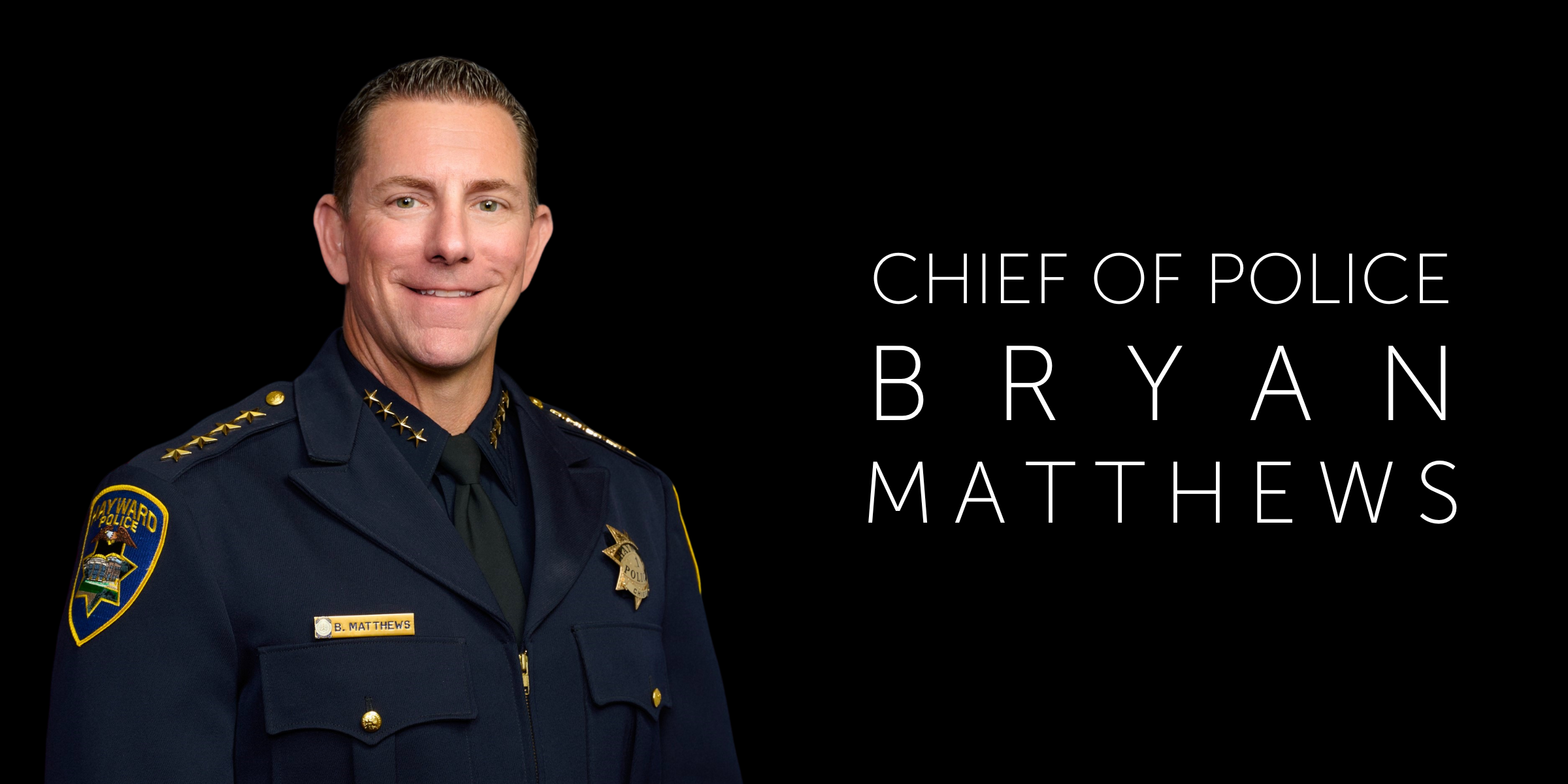 Photo of Police Chief Bryan Matthews