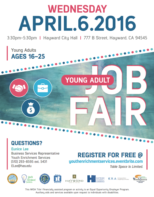 Young Adult Job Fair | City of Hayward - Official website