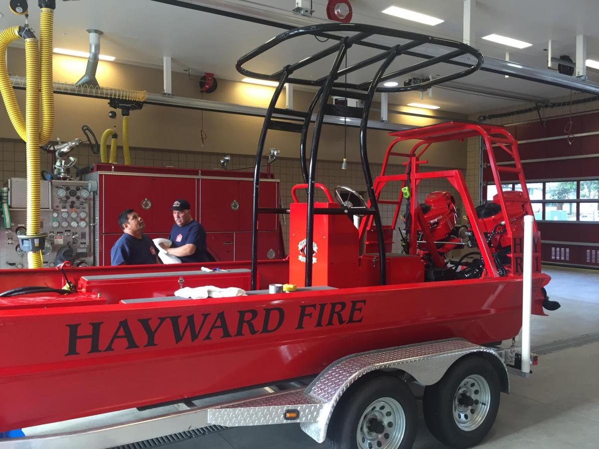 Hayward Fire Department Rescue Boat