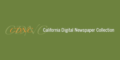 California Digital Newspaper Collection logo