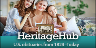 HeritageHub: U.S. obituaries from 1824-Today