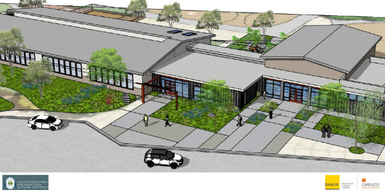 Rendering of potential Bidwell Community Center