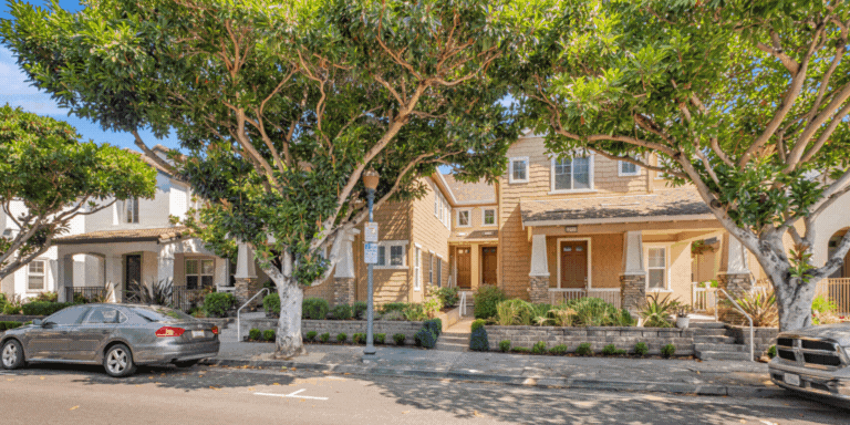 Photos of a townhome mentioned in the article.