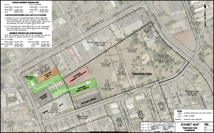 South Hayward Youth & Family Center Site Map