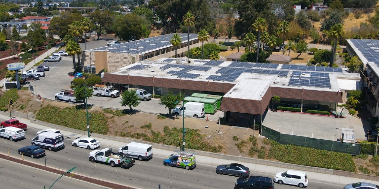 Phot of the St. Regis Building from above.