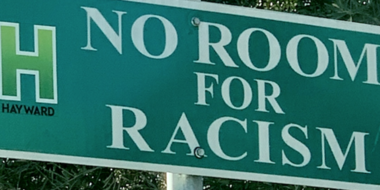City of Hayward No Room For Racism Sign