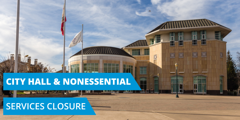 Hayward City Hall on a clear day