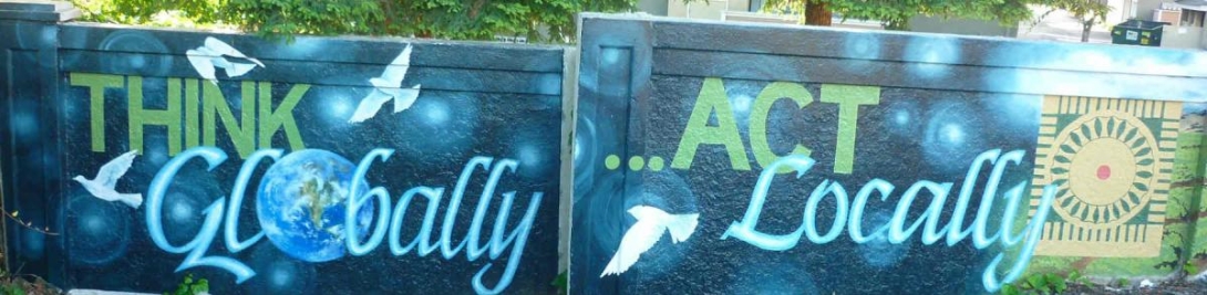 Hayward Mural: Think Globally, Act Locally