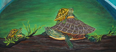 Hayward Mural: turtles